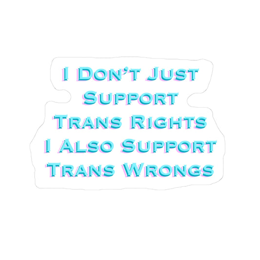 Kiss-Cut Stickers- Trans Rights