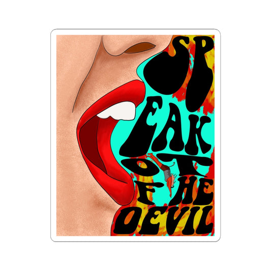 Kiss-Cut Stickers- Speak of the Devil