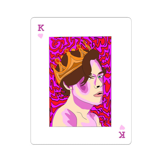 Kiss-Cut Stickers- Harry Playing Card