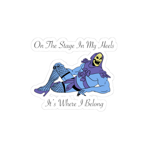 Kiss-Cut Stickers- On the Stage in my Heels